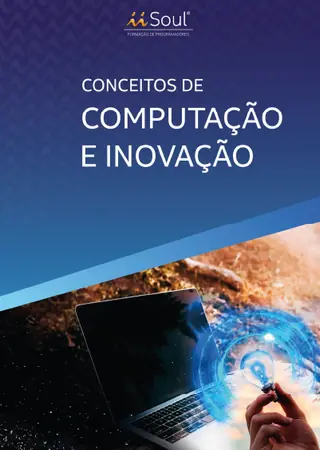Capa da apostila: Conceitos de Computação e Inovação