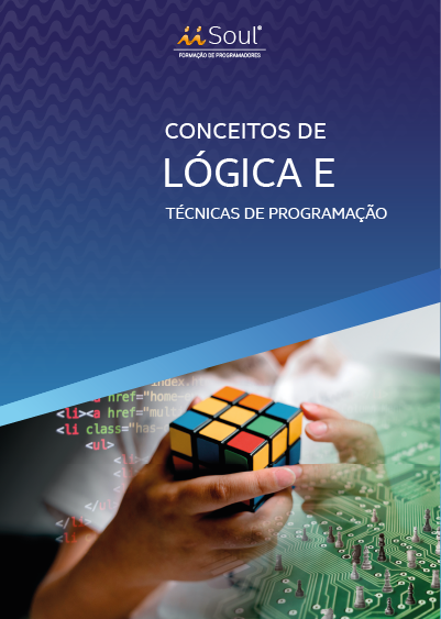 Capa da apostila: Conceitos de Lógica e Técnicas de Programação