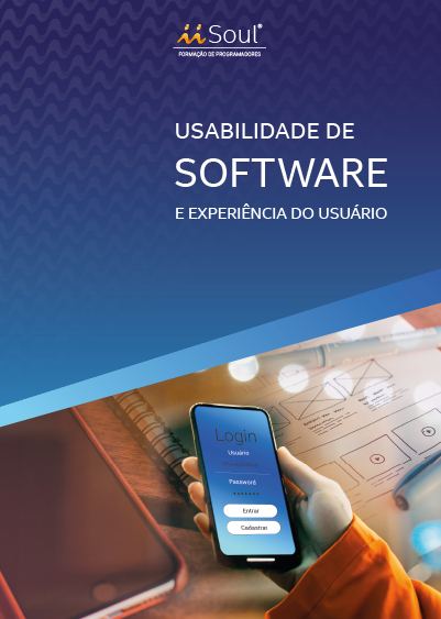 Capa da apostila: Usabilidade de Software e Experiência do Usuário